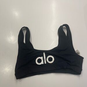 Alo Yoga ambient logo sports bra